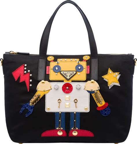 prada robot handbag|authentic prada handbags for sale.